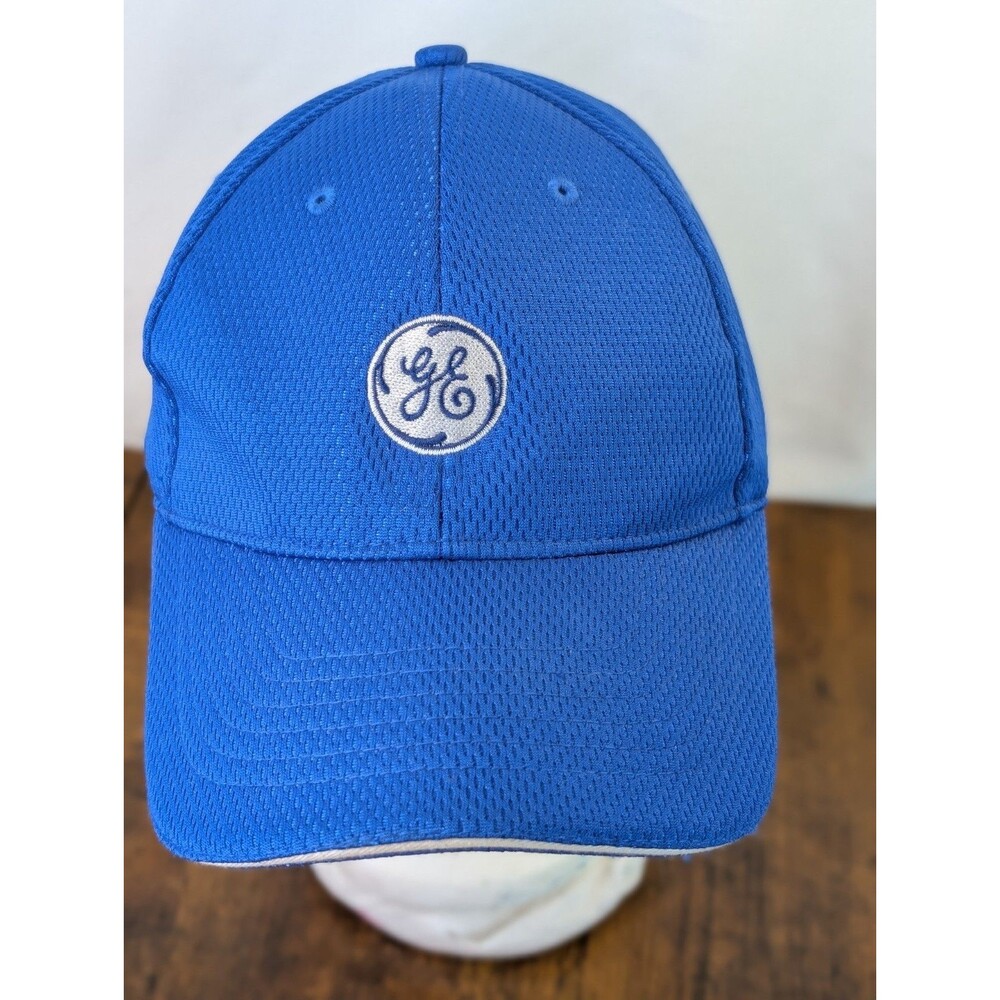 GE General Electric Promo Baseball Cap Hat Blue Mesh BDA Adjustable Excellent